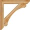 Ekena Millwork Legacy Slat Rough Sawn Bracket, Western Red Cedar, 4"W x 32"D x 32"H BKT04X32X32LEC06RWR - alternate 2